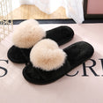 Non-Slip Floor Home Furry Women Slippers