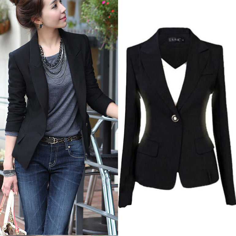 Casual Business Blazer Suit Jacket