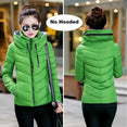 Short Cotton padded women Winter jacket