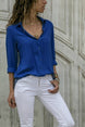 Elegant Long Sleeve Tops Blouses