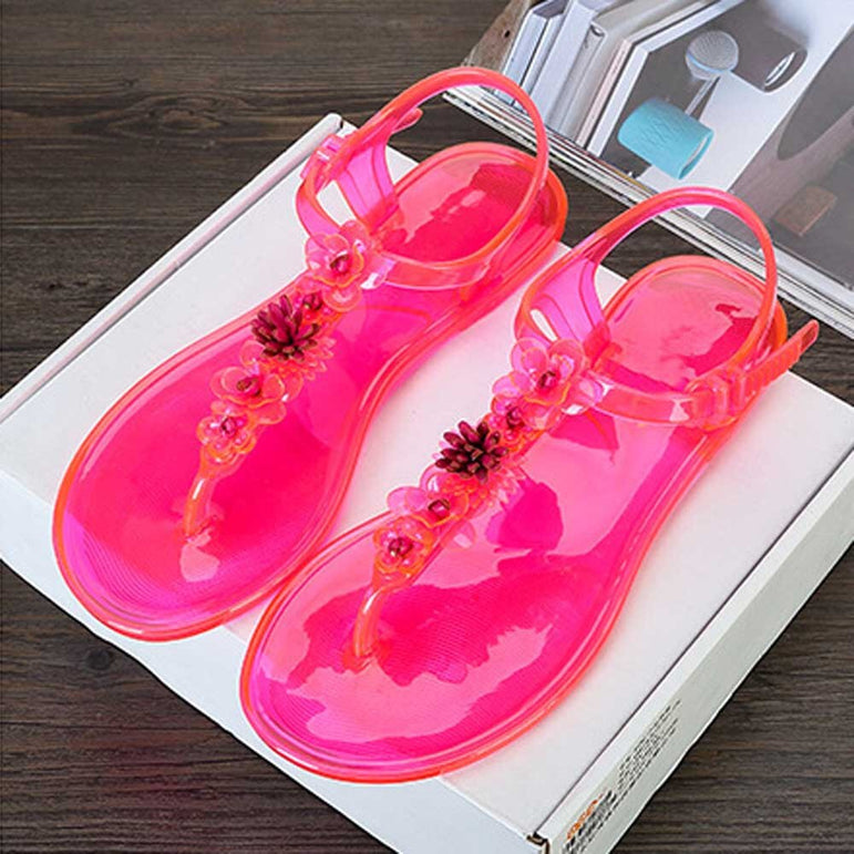 Casual Peep Toe Flat Sandals