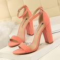 Open Toe Stiletto High Heels Pumps