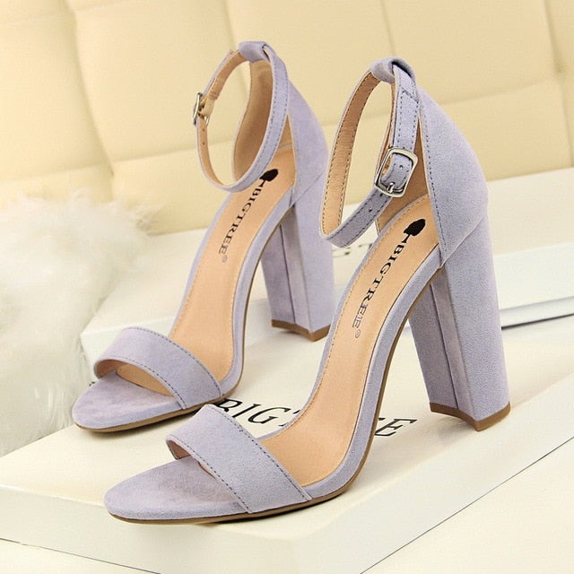 Open Toe Stiletto High Heels Pumps