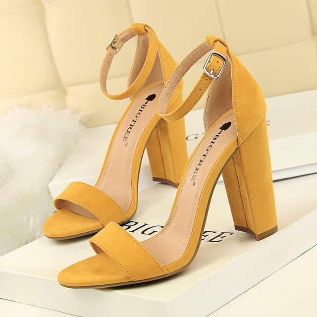 Open Toe Stiletto High Heels Pumps