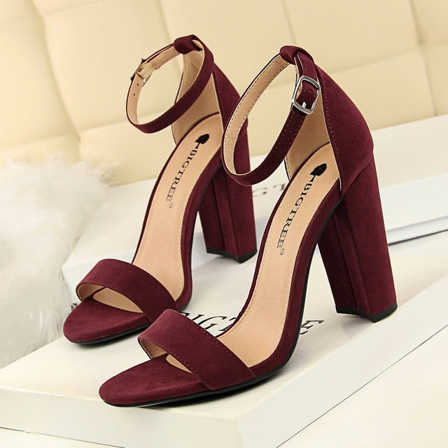 Open Toe Stiletto High Heels Pumps