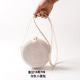 Crossbody Round Straw Shoulder Messenger Handmade HandBags