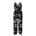 Floral Sleeveless Bodysuits Jumpsuit