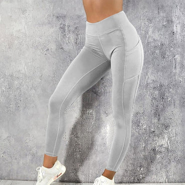 High Waist Pocket Push up Women Leggings