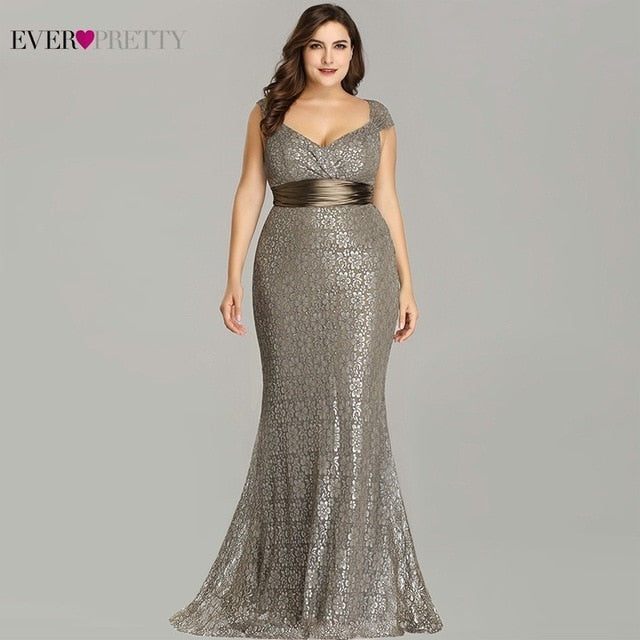 Elegant Pretty Mermaid Sequined Evening Dress