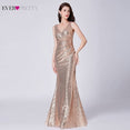 Elegant Pretty Mermaid Sequined Evening Dress