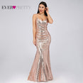 Elegant Pretty Mermaid Sequined Evening Dress