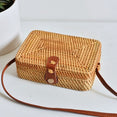 Crossbody Round Straw Shoulder Messenger Handmade HandBags