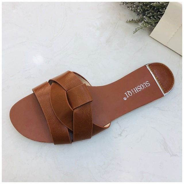 Outdoor Flat Women Slipper