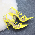 Super Thin Ankle Strap High Heels Women Sandals