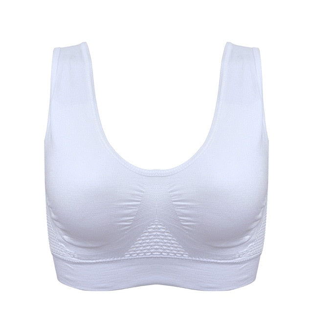 Hollow Out Padded Breathable Sports Bras