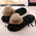 Non-Slip Floor Home Furry Women Slippers