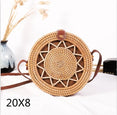 Crossbody Round Straw Shoulder Messenger Handmade HandBags