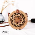 Crossbody Round Straw Shoulder Messenger Handmade HandBags