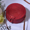 Crossbody Round Straw Shoulder Messenger Handmade HandBags