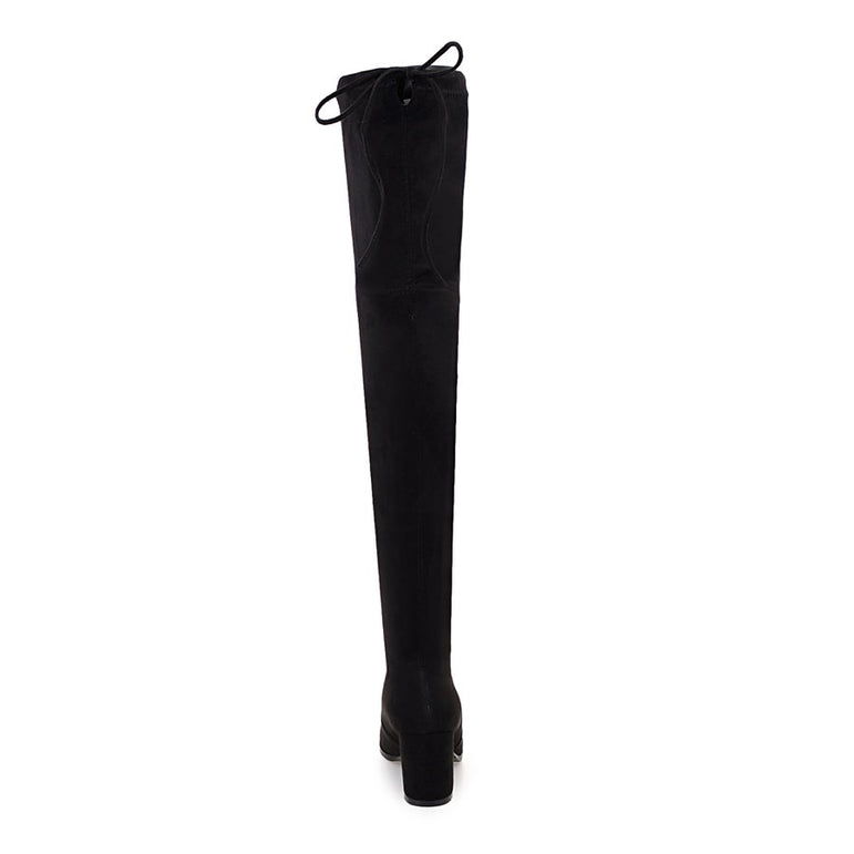 Over The Knee Square High Heel Women Boots