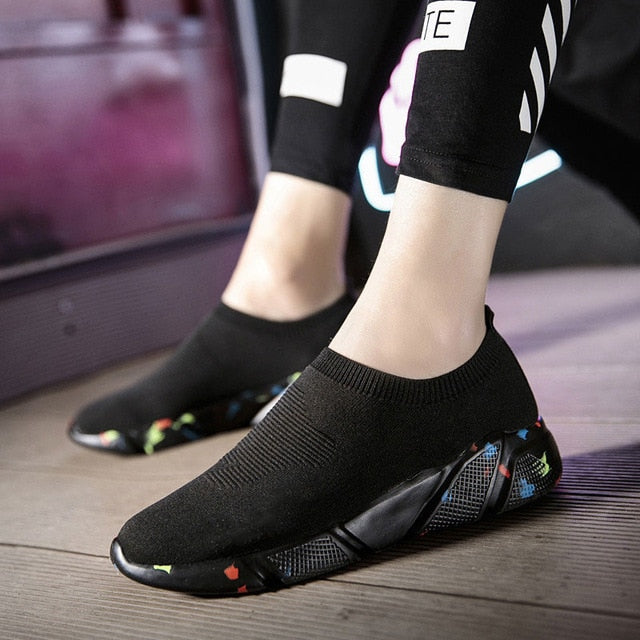 Casual Elasticity Breathable Ankle Boot Sneakers