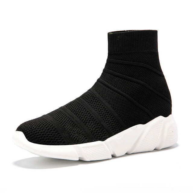 Casual Elasticity Breathable Ankle Boot Sneakers